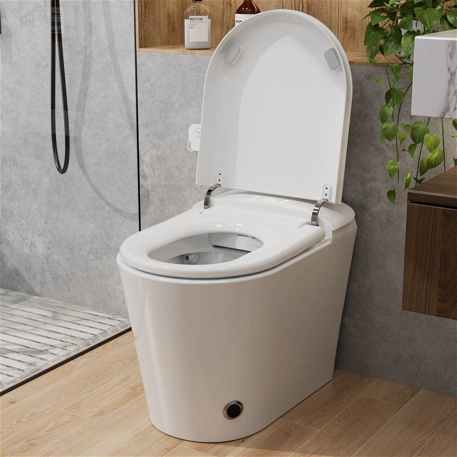One-Piece Smart Toilet with Heated Seat and Bidet - Image 15