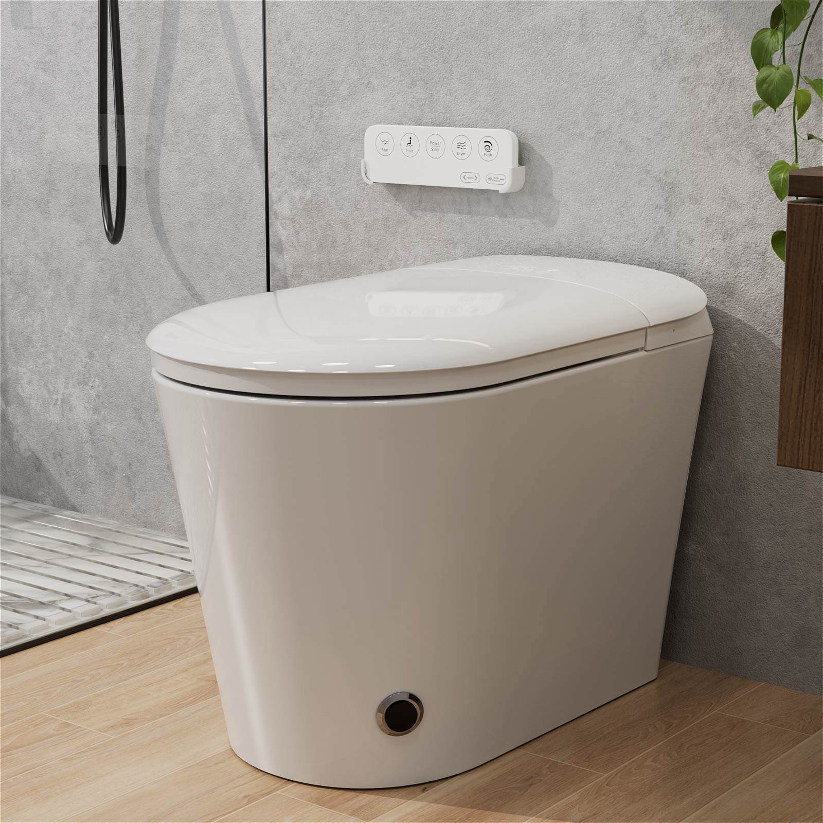 One-Piece Smart Toilet with Heated Seat and Bidet - Image 17