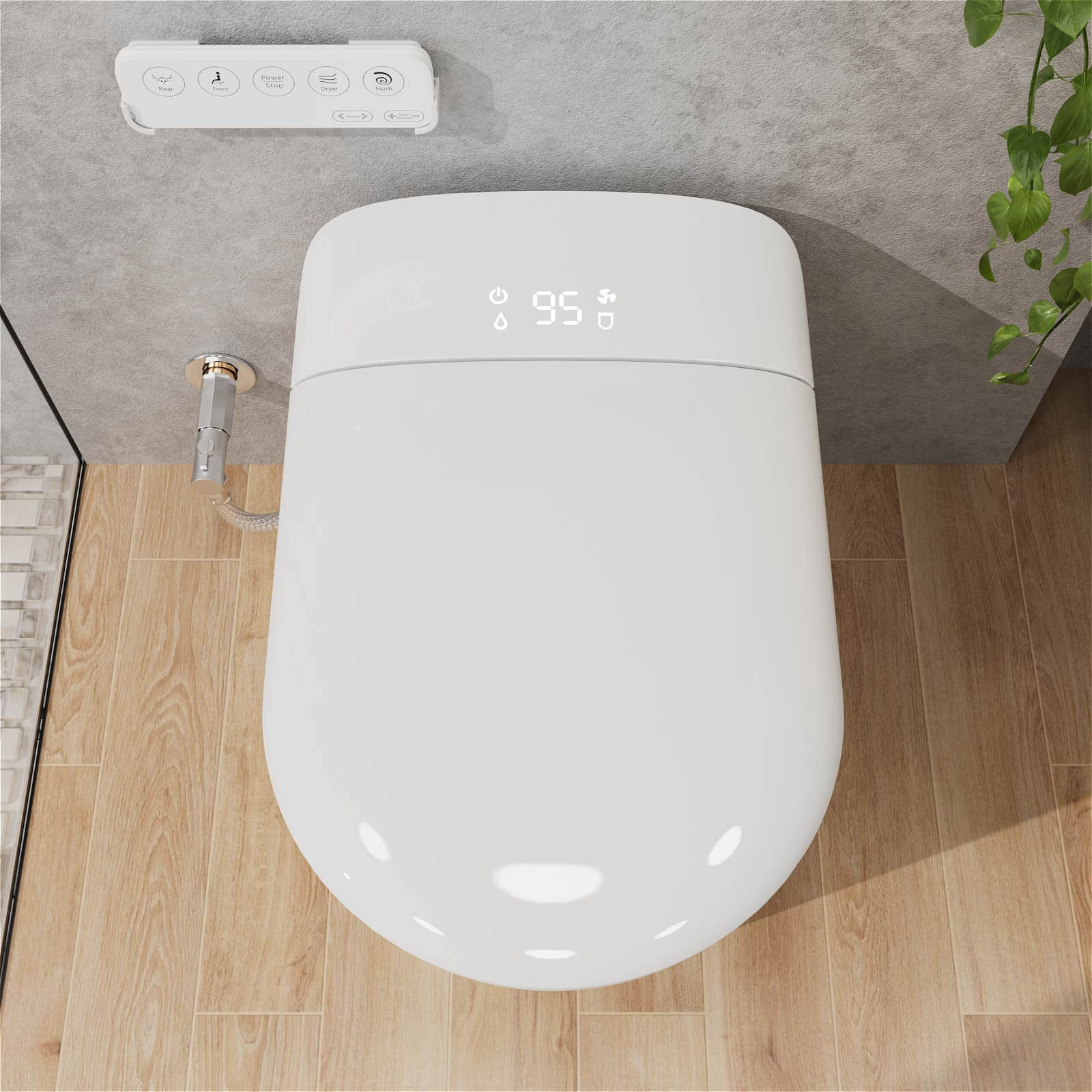 One-Piece Smart Toilet with Heated Seat and Bidet - Image 18