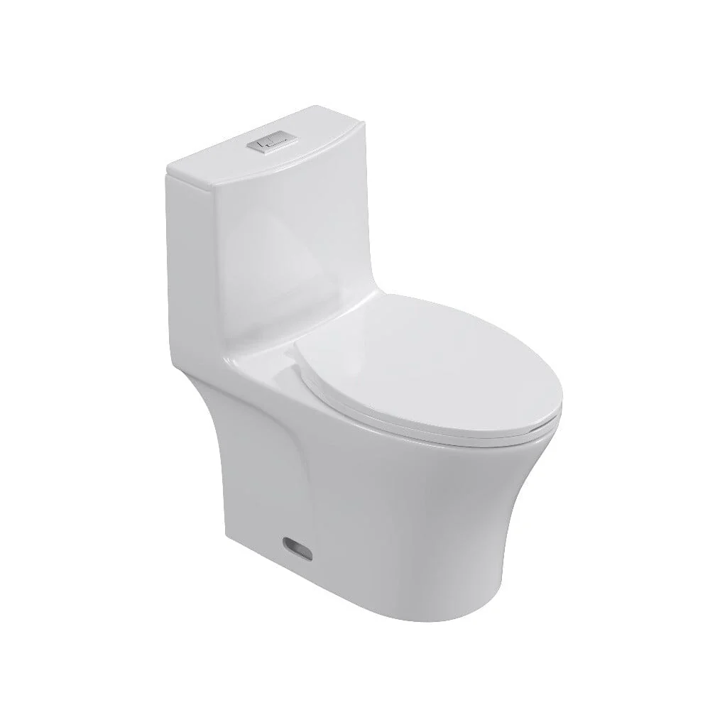 Giving Tree One-Piece Toilet 1.1GPF/1.6 GPF Siphon Jet Dual Flushing with Toilet Seat - Image 13