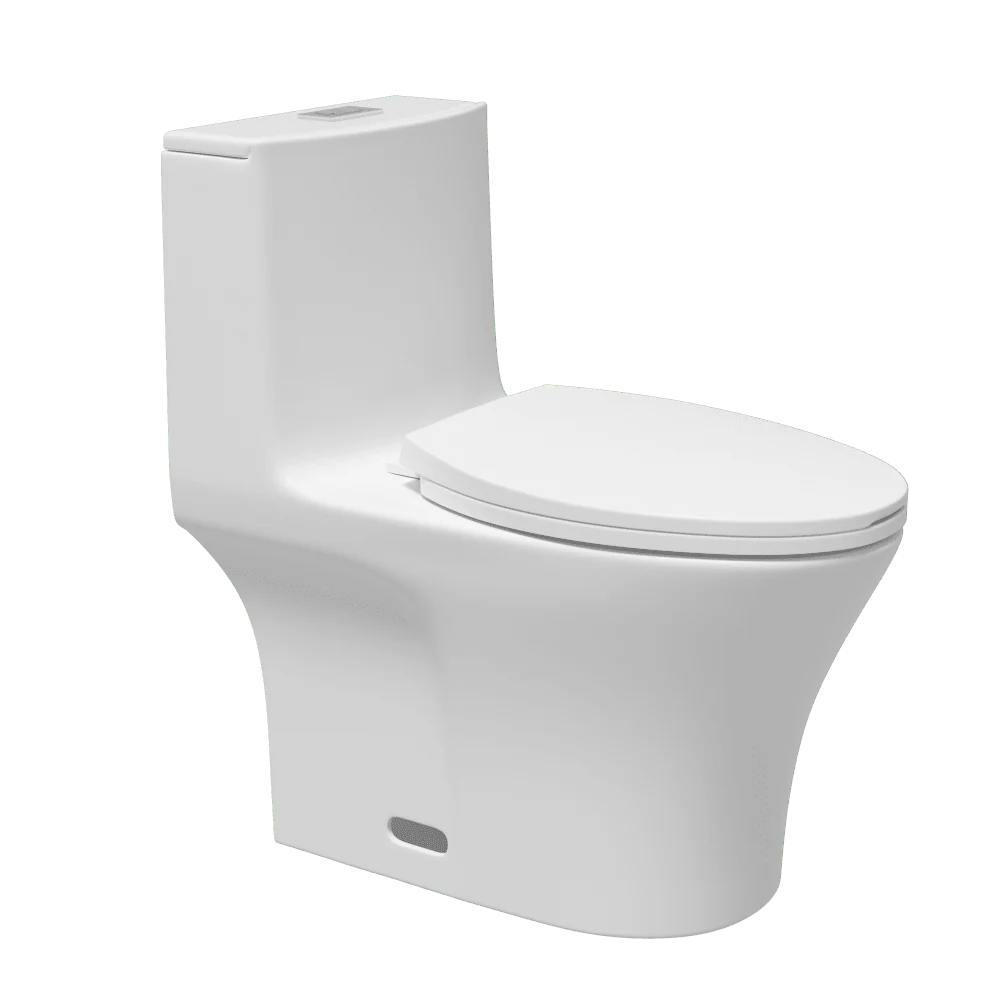 Giving Tree One-Piece Toilet 1.1GPF/1.6 GPF Siphon Jet Dual Flushing with Toilet Seat - Image 14