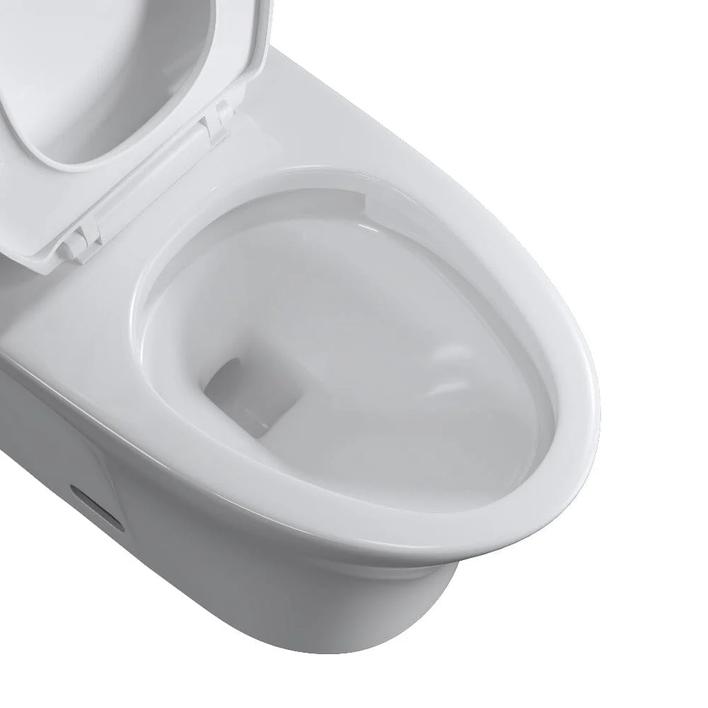 Giving Tree One-Piece Toilet 1.1GPF/1.6 GPF Siphon Jet Dual Flushing with Toilet Seat - Image 18