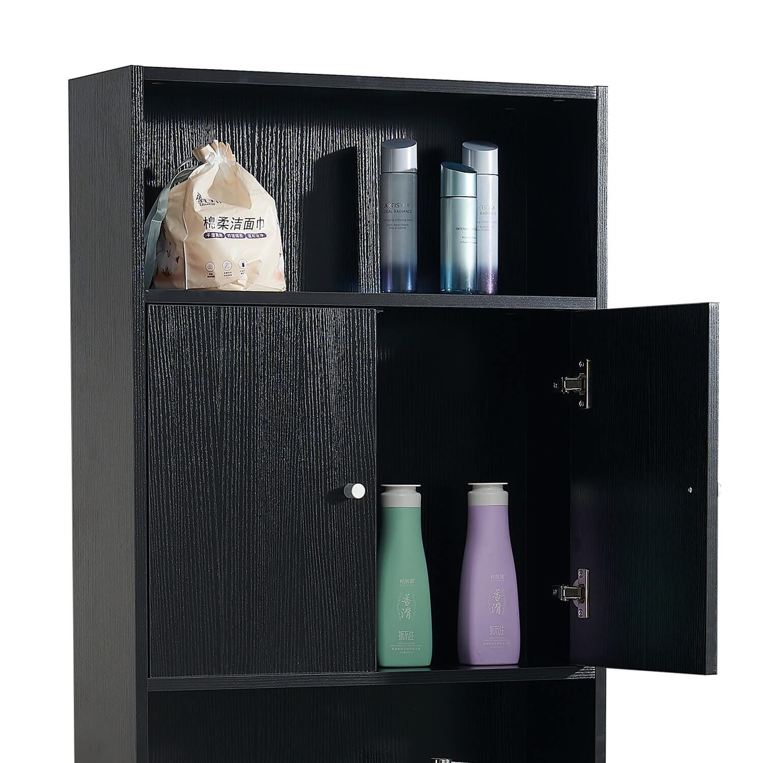 GIVING TREE Over The Toilet Storage Cabinet with Shelf and Double Doors - Image 3