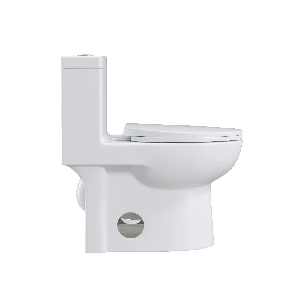 Giving Tree Powerful & Quiet Dual Flush Modern One Piece Toilet with Soft Closing Seat - Image 14