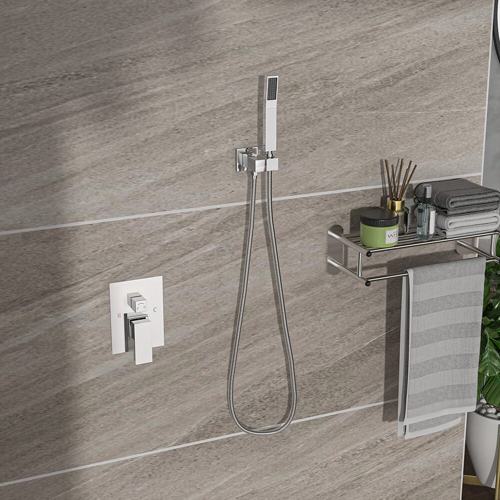 Giving Tree Shower System 2-Spray Patterns Dual Shower Heads with 10 in. Rain Ceiling Mount - Image 3