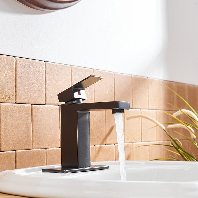 Modern Single Hole Solid Brass Bathroom Sink Faucet with Pop Up Drain - Image 32