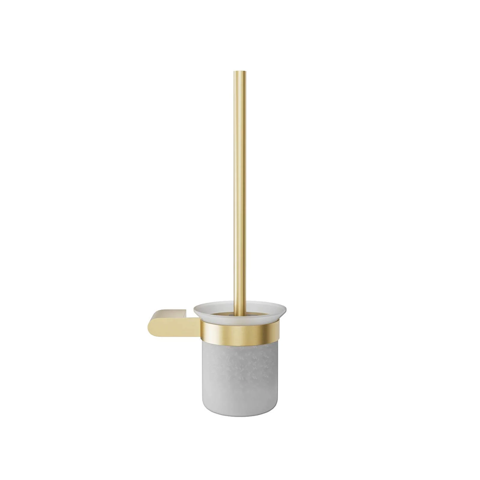 Sleek and Luxurious Wall-Mounted Toilet Brush and Holder - Image 6