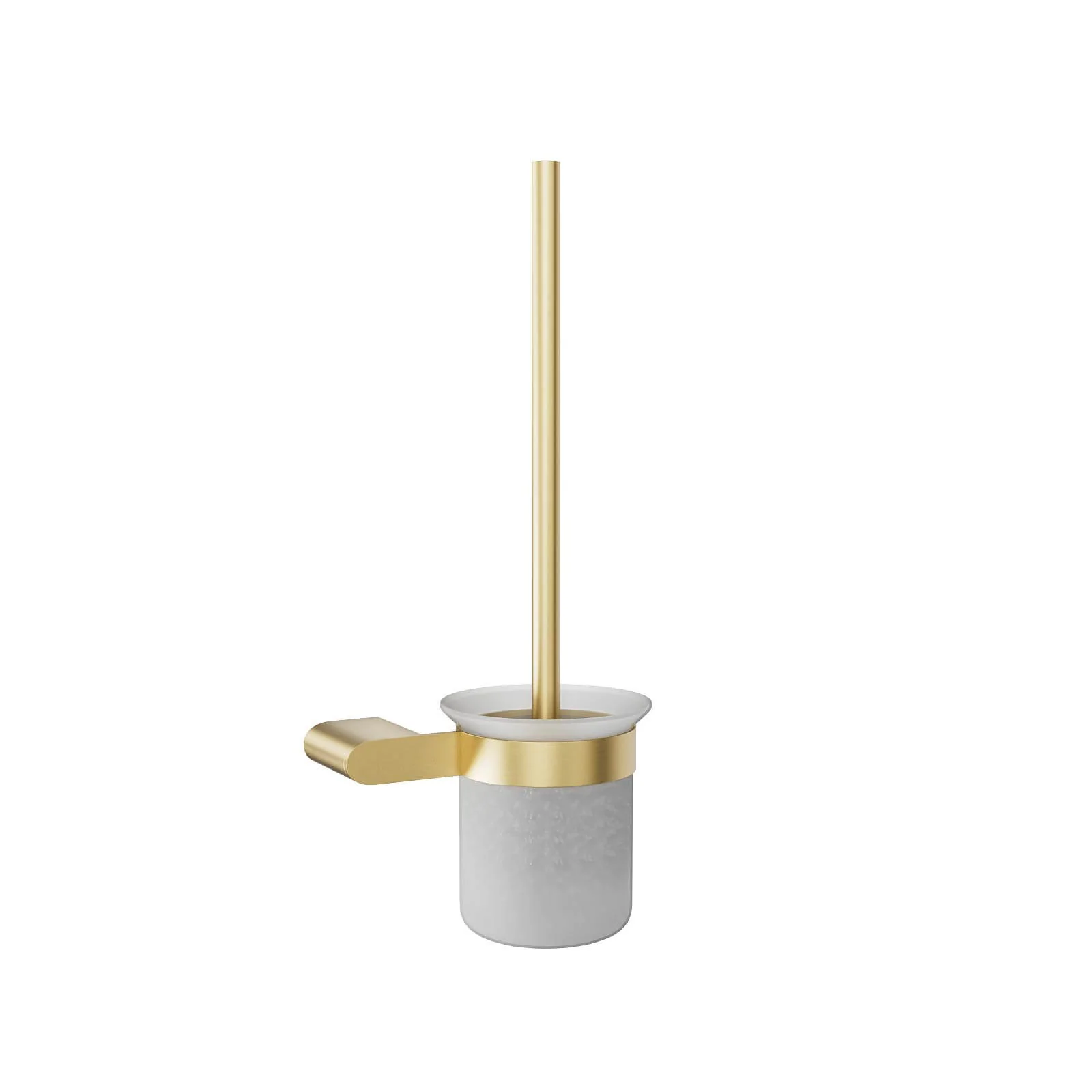 Sleek and Luxurious Wall-Mounted Toilet Brush and Holder - Image 7