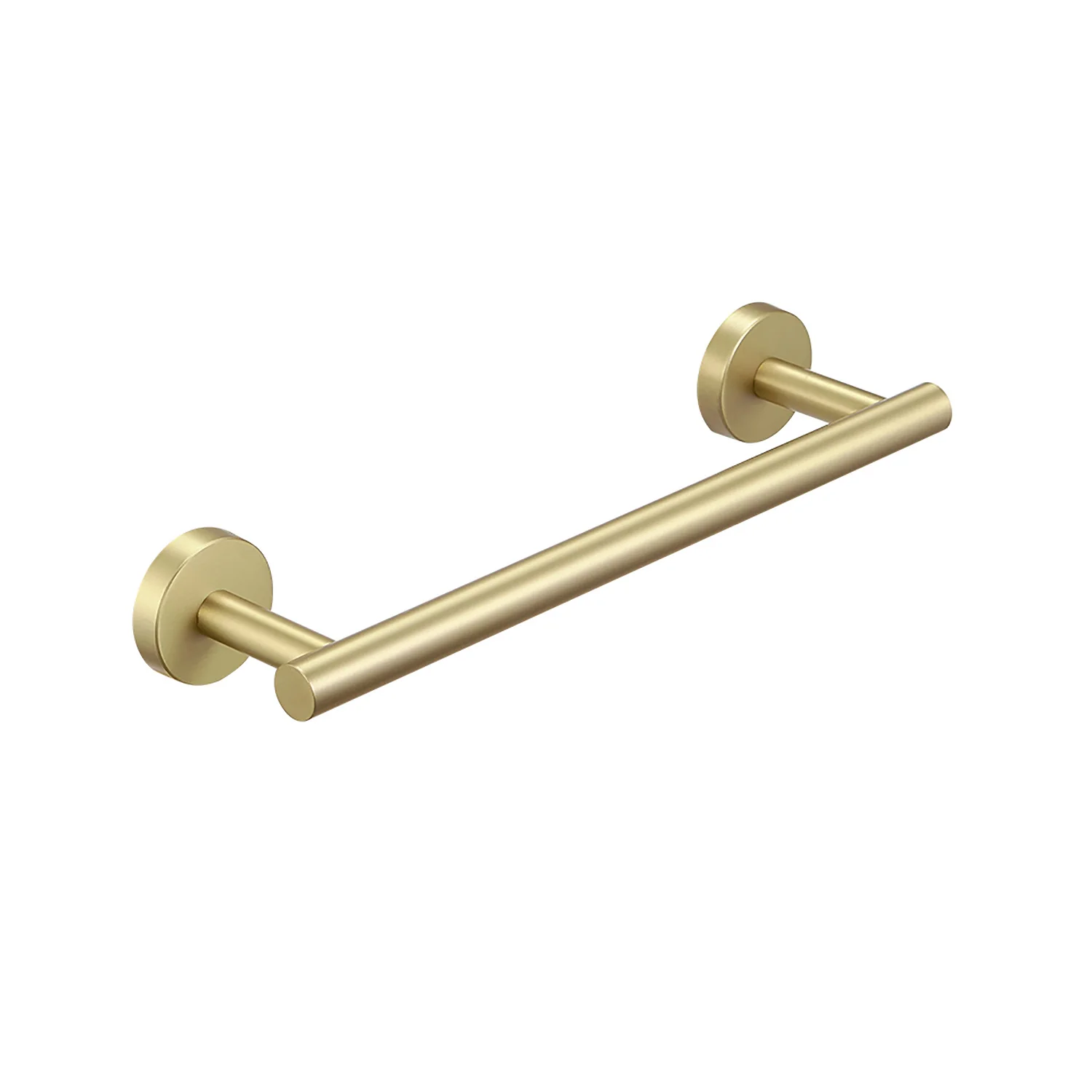 Stainless Steel 4-Piece Wall-Mounted Brushed Gold Bathroom Hardware Set - Image 7