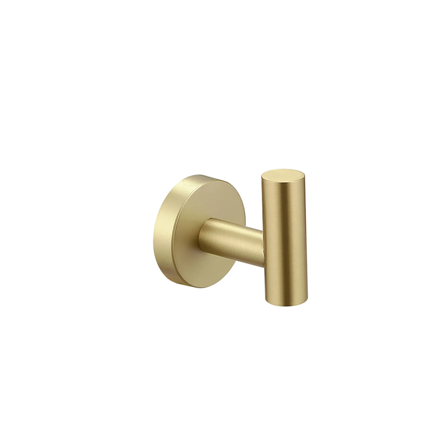 Stainless Steel 4-Piece Wall-Mounted Brushed Gold Bathroom Hardware Set - Image 9