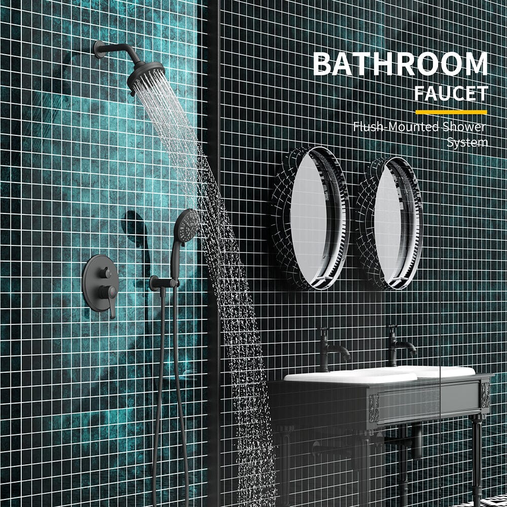 Wall Mounted 14 Spray High Pressure Shower Head and Hand Shower - Image 22