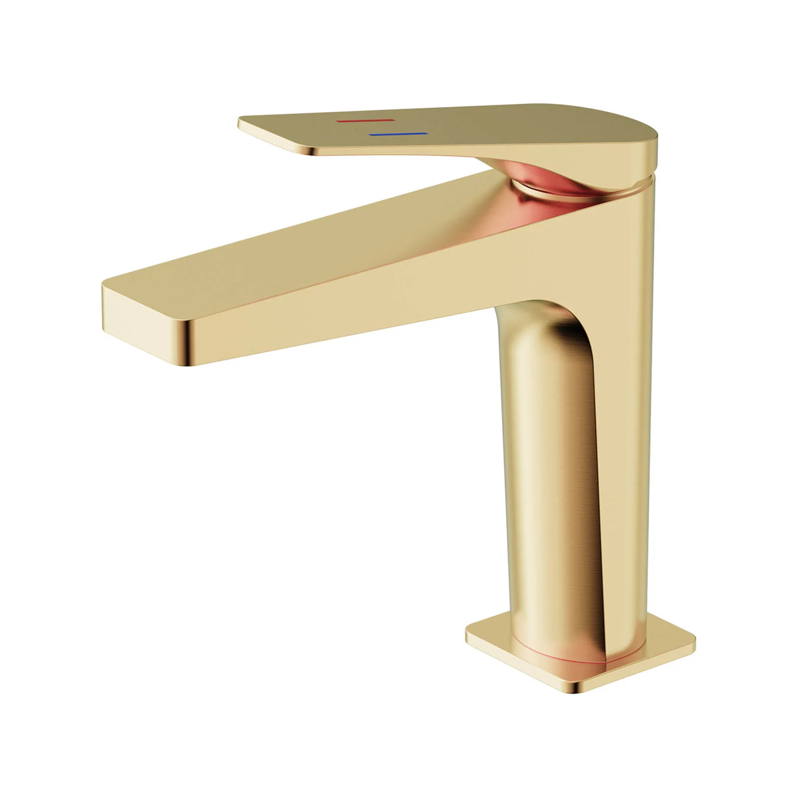 Water-Saving Gold Single-Hole Bathroom Sink Faucet - Image 3