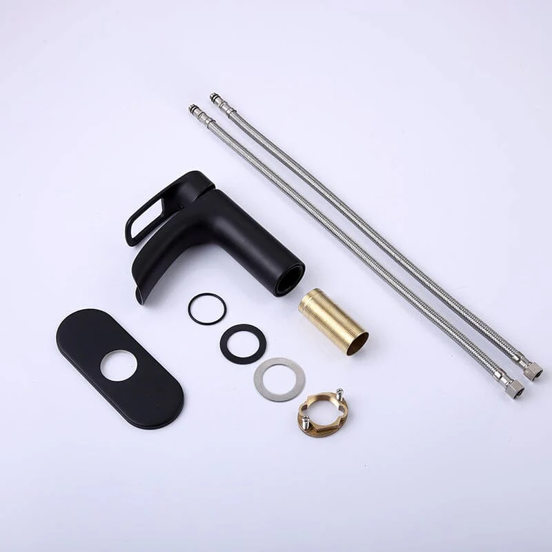 Waterfall Single Hole Single-Handle Bathroom Sink Faucet with Pop-up Drain Assembly - Image 13