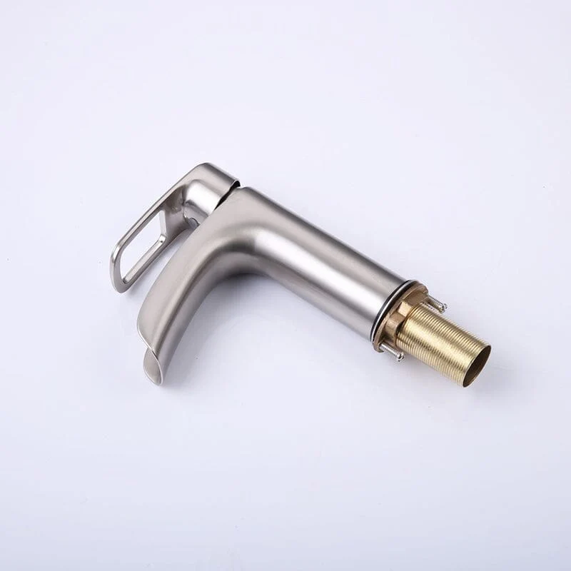 Waterfall Single Hole Single-Handle Bathroom Sink Faucet with Pop-up Drain Assembly - Image 20
