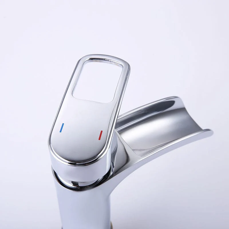 Waterfall Single Hole Single-Handle Bathroom Sink Faucet with Pop-up Drain Assembly - Image 30