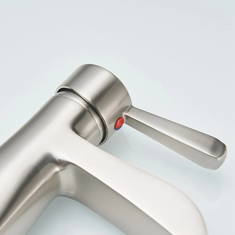 Waterfall Single Hole Single-Handle Low-Arc Bathroom Sink Faucet With Pop-up Drain Assembly - Image 24