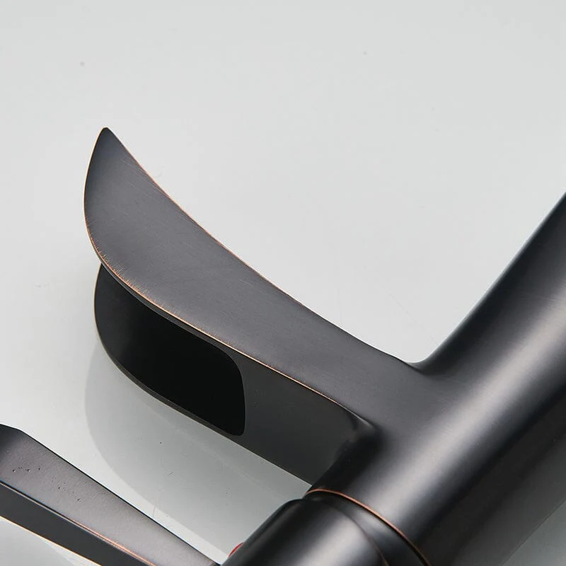 Waterfall Single Hole Single-Handle Low-Arc Bathroom Sink Faucet With Pop-up Drain Assembly - Image 35