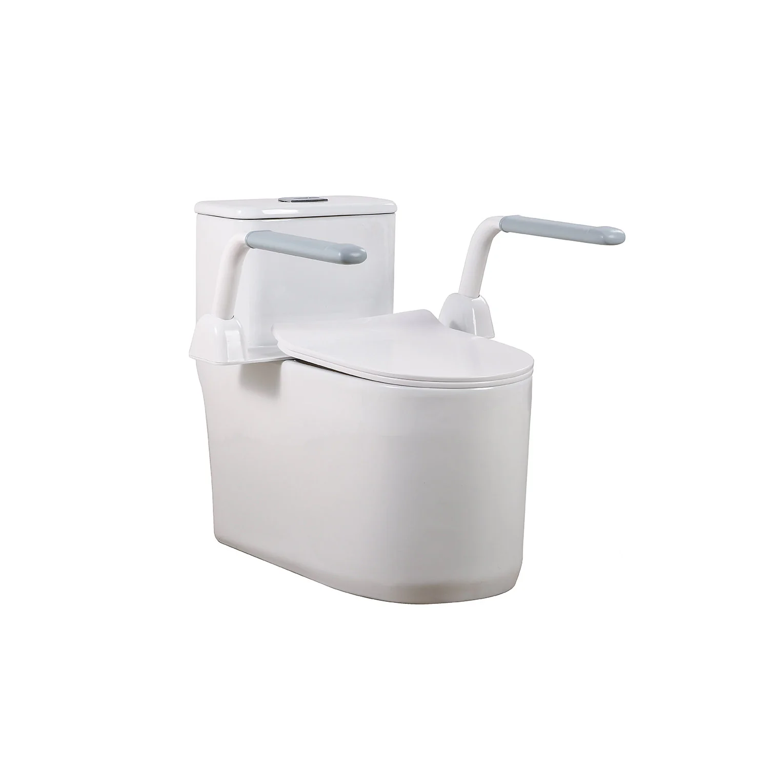 Widened ABS Non-Slip Toilet Safety Rail in Carbon Steel - Image 3